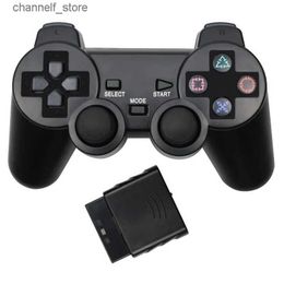 Gamecontrollers Joysticks 2,4 GHz draadloze gamepad voor PS2 / PS1 Accessoires met 2 motoren PC-joystickcontroller voor PlayStation 2 ConsoleY240322