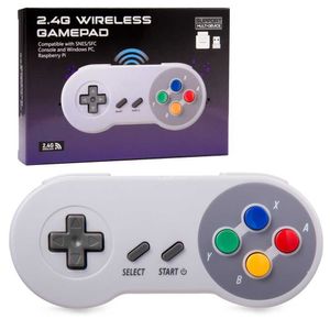 Game Controllers Joysticks 2.4 GHz Wireless USB/SNES -controller Joystick voor Super NES/SFC Game Console Windows PC Mac Linux Genesis Raspberry Pi T220916