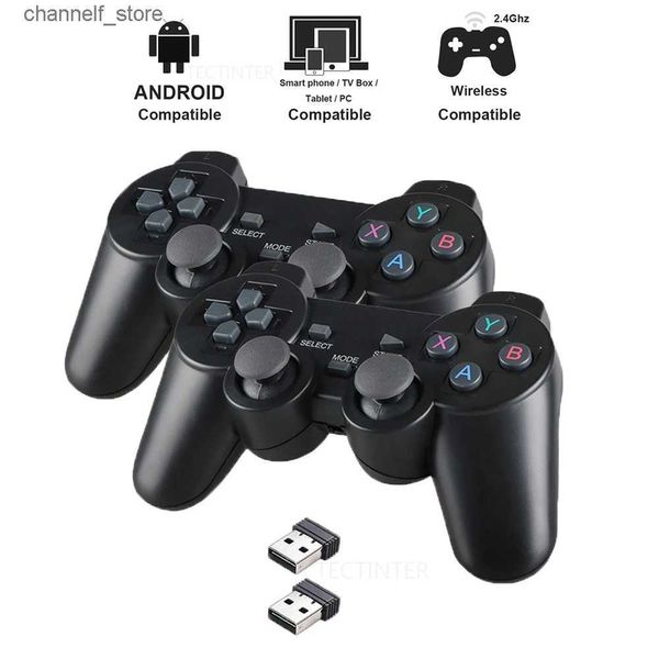 Contrôleurs de jeu Joysticks Contrôleur de jeu sans fil 2,4 G adapté pour PS2/joystick de plateau de jeu à distance adapté aux téléphones Android/boîtiers TV/PC/Super Console XY240322