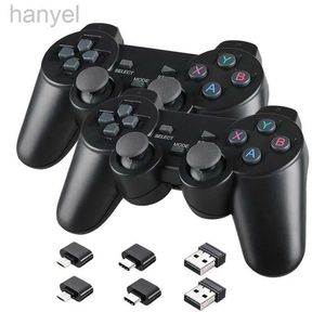 Contrôleurs de jeu Joysticks 2,4 GHz GamePad sans fil pour ordinateur portable Contrôleur de jeu USB Joystick pour Android TV Box Windows Raspberry Pi 4 3 Joypad D240424