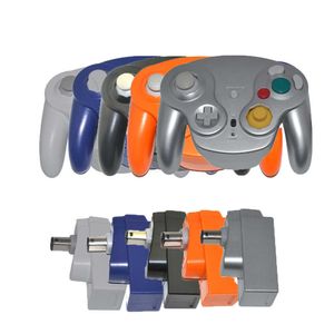 Contrôleurs de jeu Joysticks Contrôleur de manette de jeu sans fil 2,4 GHz Manette de jeu avec récepteur pour N-G-C pour GameCube pour Wii HKD230831