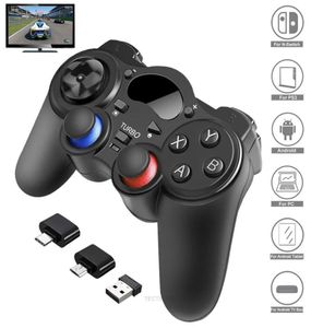 Game Controllers Joysticks 24 G Wireless Controller Gamepad Android mobiele telefoon Joystick Joypad voor Switch PS3Smart Tablet PC S6470904