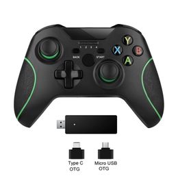 Contrôleurs de jeu Joysticks 24G Contrôleur sans fil pour accessoires Gamepad Android Smart PhoneSteam PC Joystick Controle 230518