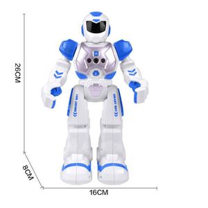 Contrôleurs de jeu Joysticks 26CM BIG RC Télécommande Robot Action Intelligente Marche Chanter Danse Figure Geste Capteur Jouets Cadeau Pour Enfants