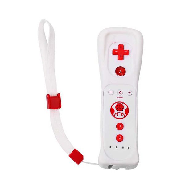 Contrôleurs de jeu Joysticks 2in1 contrôleur de poignée gauche droite manette de jeu à distance avec remplacement d'accélérateur intégré pour Wii pour hôte de jeu WII U HKD230831