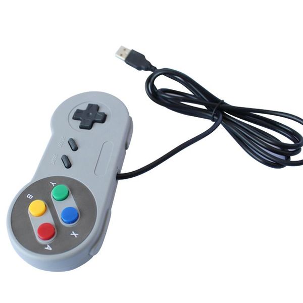 Contrôleurs de jeu Joysticks 2parks Contrôleur USB Filaire Pour Mini Classic Super SNES