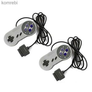 Contrôleurs de jeu Joysticks 2 pièces Joypad manette de jeu pour Nintendo Super Famicom SNES Fighting Commander Controller for Nintendo L24312