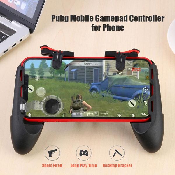 Controladores de juegos Joysticks 3 en 1 Gamepad móvil para Pubg Controller Free Fire L1R1 Shooter Aim Keys Button Trigger Hand Grip Accesorios