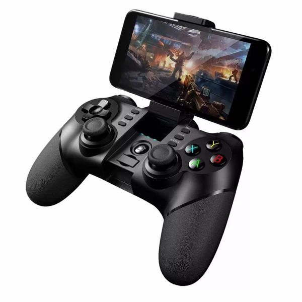 Controladores de juego Joysticks 3-en-1 Gamepad Bluetooth inalámbrico con receptor Bluetooth 2.4G para Android iOS Sistema Windows y PS3