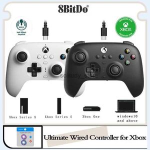 Contrôleurs de jeu joysticks 8 bits Ultimate Wired Gaming Board avec contrôleur de joystick hall adapté à la série Xbox Shel S One Windows 10 et au-dessus du Q240407