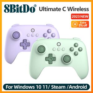 Contrôleurs de jeu Joysticks 8BitDo - Contrôleur de jeu sans fil Ultimate C 2,4 G pour PC Windows 10 11 Steam PC Raspberry Pi Android 230923