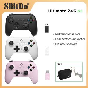 Game Controllers Joysticks 8BitDo Ultimate Wireless 2 4G Gaming Controller with Charging Dock Gamepad for PC Windows 10 11 Steam Android 230503