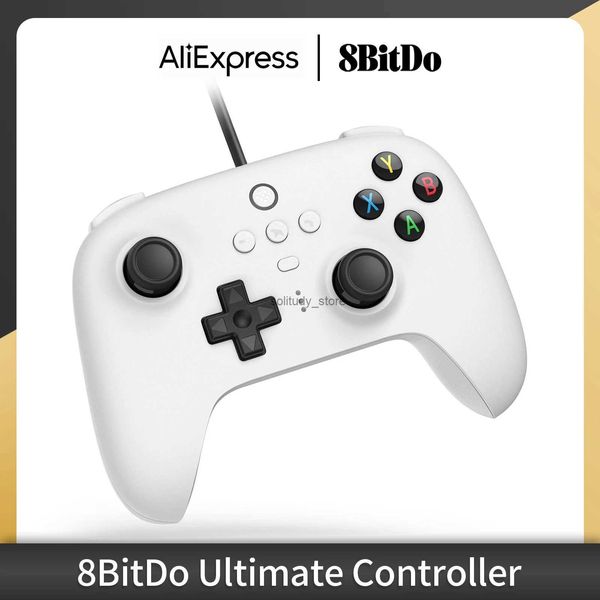 Contrôleurs de jeu joysticks 8bitdo Ultimate Controller USB GamePad avec joystick compatible pour Switch Windows PC Steam Game Accessoires Q240407