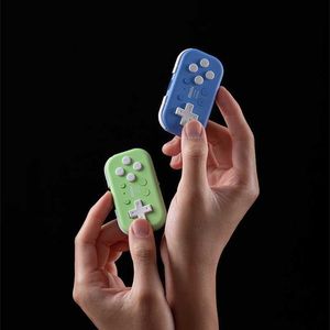 Gamecontrollers Joysticks 8BitDoMicroBluetooth-controller Mini-gamepad in zakformaat voor Android en Raspberry Pi Ondersteuning toetsenbordmodus HKD230902