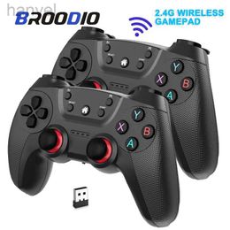 Contrôleurs de jeu joysticks Broodio 2,4 g Gamepads de contrôleur Android Joystick sans fil pour / pc / tv box / Smart Phone Game Joystick for Super Console X Pro D240424