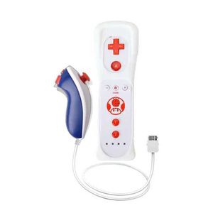 Contrôleurs de jeu Contrôleur de joysticks pour télécommande Wii Manette de jeu Motion Plus intégrée pour console Ninetend / Wii U Manette de jeu sans fil HKD230831