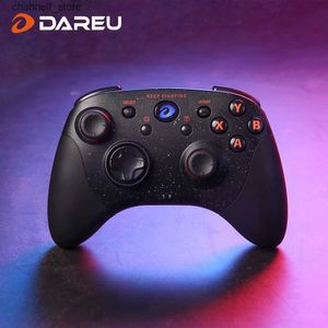 Contrôleurs de jeu Joysticks DAREU Bluetooth manette de jeu sans fil contrôleur 360 PC Joystick contrôleurs Dualshock pour Android TV téléphone SwitchY240322