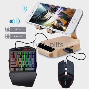 Contrôleurs de jeu Joysticks DATA FROG Clavier compatible Bluetooth Convertisseur de souris Adaptateur PC Gaming PUBG Mobile Gamepad Support de téléphone pour Android/IOS x0727