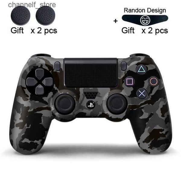 Contrôleurs de jeu Joysticks DATA FROG pour Playstation 4 Étui de protection pour contrôleur Couverture de peau en caoutchouc de gel de silicone souple pour manette de jeu Pro SlimY240322