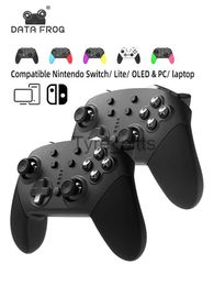 Controller di gioco Joystick DATA FROG Wireless compatibile con Bluetooth Gamepad compatibile Nintendo Switch Pro Controller Joystick per PC/Switch OLED x0727