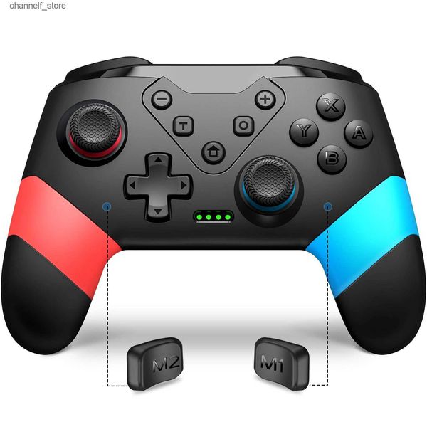 Contrôleurs de jeu Joysticks Dinofire Wireless Controller pour Nintendo Switch Oled Console Pro Gamepad avec une batterie de 600mAh pour SwitchSwitch Lite Controversy2403