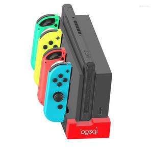 Game Controllers Joysticks Dust proof Charger Charging Station Portable Small PG-9186 Decor Decor voor Switch Joy Con-controller Phil22