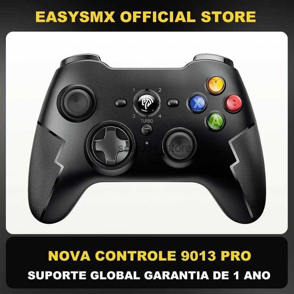 Contrôleurs de jeu joysticks easysmx 9013 pro wireless 2.4g Game Controller Bluetooth Game Board pour Windows PC iOS / Android Phone TV Box Hall Hall Q240407