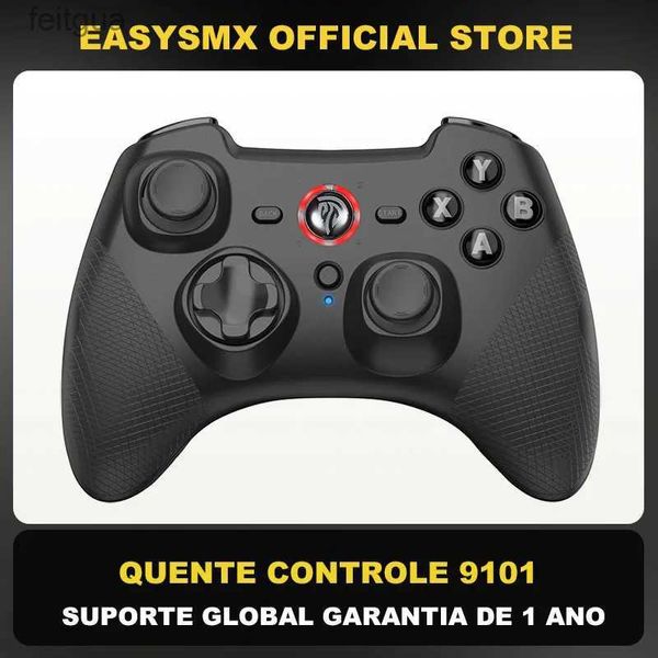 Contrôleurs de jeu Manettes EasySMX 9101 manette de jeu sans fil manette Android contrôleur de jeu pour Xiaomi Mi TV Box S Smart TV IPTV Smart TV Box PC YQ240126