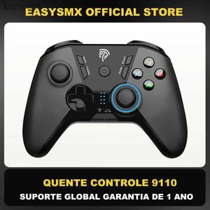 Gamecontrollers Joysticks EasySMX 9110 Draadloze gamepad 2.4G pc-controller met aangepaste knoppen Joystick voor pc Windows PS3 Android Smart TV L24312