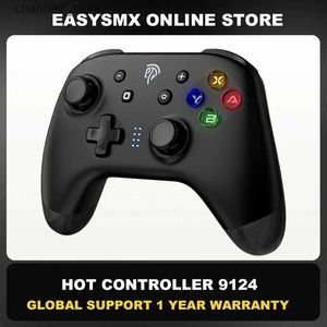 Controladores de juegos Joysticks EasySMX 9124 Controlador de juegos Bluetooth Gamepad inalámbrico Joystick para Nintendo Switch PC Laptop Phone Smart TVY240322