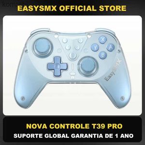 Manettes de jeu Joysticks EasySMX T39 Pro Contrôleur Bluetooth sans fil compatible avec Nintendo Switch PC Ordinateur portable Steam NFC Manette de jeu 3D Hall Joysticks L24312