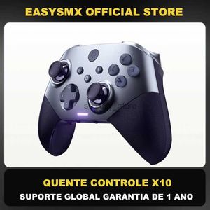 Contrôleurs de jeu joysticks easysmx x10 wireless gaming Board joystick Bluetooth Contrôleur compatible avec PC / Switch / Mobile / TV magnétique Q240407