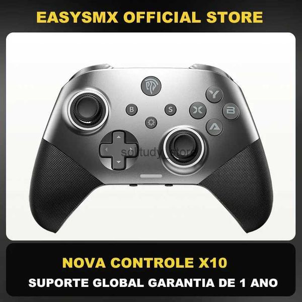 Controladores de juegos Joysticks Easysmx X10 Controlador de joystick inalámbrico adecuado para tableros de juegos mecánicos en PC iOS Android Sweep Switches Q240407