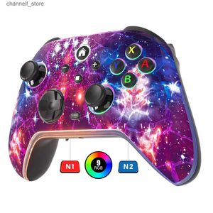 Gamecontrollers Joysticks FLIEEP RGB draadloze controller voor Nintendo Switch/OLED/Lite voor Android/IOS/PC met programmeerbare knoppen GamecontrollerY240322