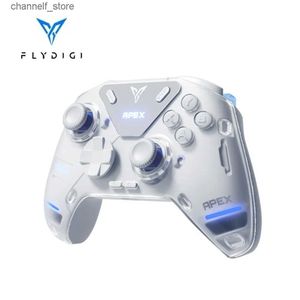 Contrôleurs de jeux joysticks flydigi apex 4 gamepad gaming contrôleur wireless elite force rétroaction déclencheur support PC Palworld / switch / mobile / tv boxy240322