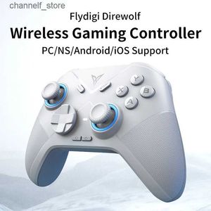 Controladores de juegos Joysticks Flydigi Direwolf inalámbrico/con cable 2 versión controlador de juegos compatible con PC/NINTENDO SWITCH Gamepad para teléfono móvil Android/iOS Y240322