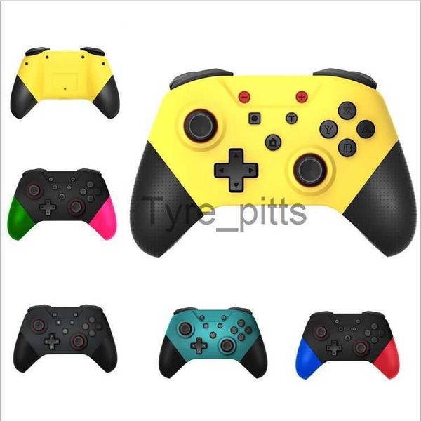 Contrôleurs de jeu Joysticks pour Nintend Switch NS Bluetooth Wireless Pro Controller Gamepad Joypad Remote pour NS Console Gamepad Joystick Dual Vibration x0727