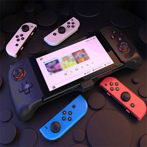 Controladores de juegos Joysticks para Nintendo Switch Gamepad Controlador Agarre de mano Doble motor Vibración Construido en 6 Axis Gyro Joy pad para OLED 221031