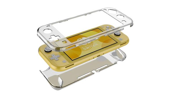 Controladores de juegos Joysticks para Switch Lite Split Split All-inclusive Crystal PC Case Mini