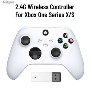 Gamecontrollers Joysticks voor Windows PC 2.4G draadloze gamepad-controller voor Xbox One-serie X/S Joystick Voeg turbo toe 6-assige trillingen Antislip gamepad YQ240126