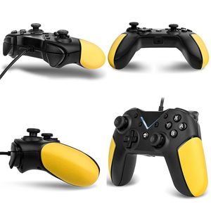 Game Controllers Joysticks Gamepad -console voor pc -stoom met 3.5 Switch Pro Controller Hoofdtelefoonuitgang Ondersteuning Voice Wired Joyst