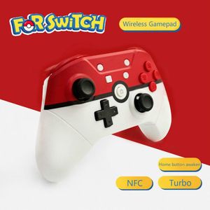 Game Controllers Joysticks Gamepad voor Switch Pro Bluetooth Video Console Wireless Controller Support NFC Turbo -functiemodel