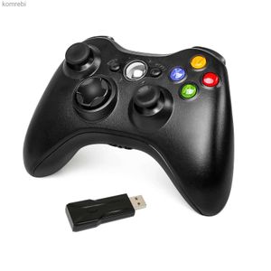 Manettes de jeu Manette de jeu pour Xbox 360 Manette de vibration sans fil pour console PC Microsoft Compatible avec Windows 7 8 10 Contrôleur de jeu L24312