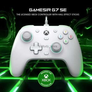 Contrôleurs de jeu joysticks Gamesir G7 SE Xbox Gaming Controller GamePad Wired pour PC Xbox X Series Xbox S Series Xbox One avec Hall Effect Joystick Q240407