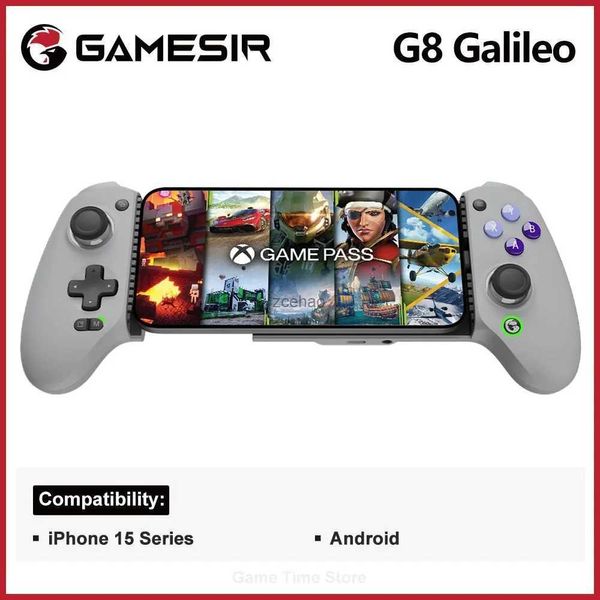 Contrôleurs de jeu Joysticks GameSir G8 Galileo Gamepad contrôleur de téléphone portable avec bâton à effet Hall pour iPhone 15 joystick Android Type C P Cloud Game