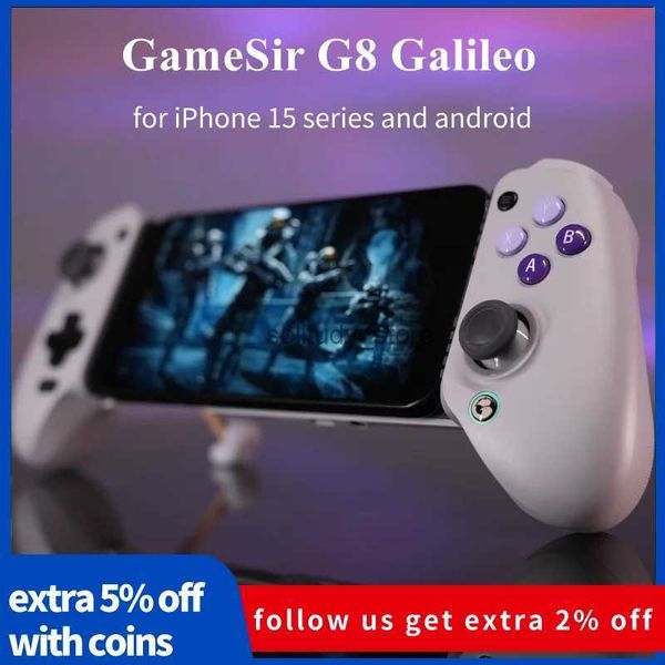 Contrôleurs de jeu joysticks GameSir G8 GamePad C-Type Mobile Game Controller avec bâton d'effet Hall adapté à la lecture à distance des jeux cloud Q240407