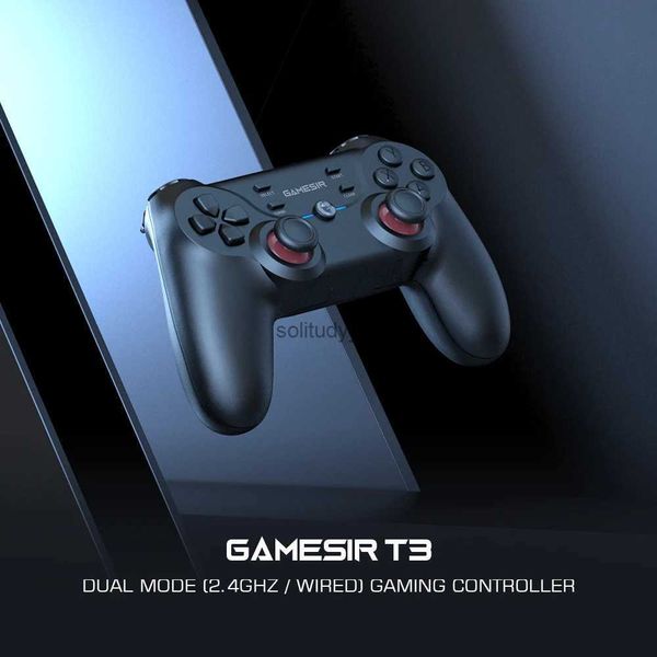 Contrôleurs de jeu joysticks Gamesir T3 Contrôleur de jeu sans fil PC Joystick pour Android TV Box Ordinktop Computer Windows 7 10 11