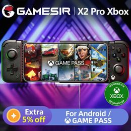 Contrôleurs de jeu Joysticks GameSir X2 Pro Xbox Android Phone Gamepad Mobile Type C Contrôleur de jeu filaire sous licence officielle Xbox pour Cloud Gaming 24312