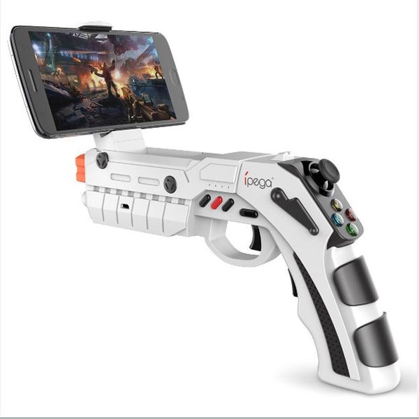 Controladores de juegos Joysticks IPEGA 9082 PG-9082 Bluetooth GamePad disparando AR Gun Joystick para tel￩fono inteligente Controlador m￳vil Android