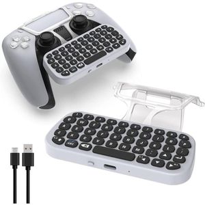 Game Controllers Joysticks Keyboard Handle Draadloze Bluetooth-compatibele 3.0 Set voor PS5-controller Chat Pad Installatie Mini